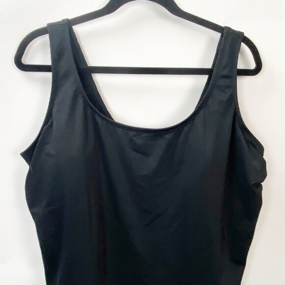 2/$30 Catalina One Piece Swimsuit Swimwear Black Women's Plus 3x Summer - Picture 4 of 8